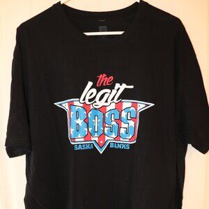 *NEW* WWE Sasha Banks The Legit Boss America T-Shirt